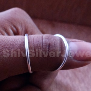 Handmade Sterling Silver Arthritis Ring, Knuckle Splint Spiral EDS Support Ring