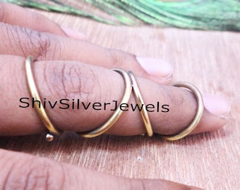 Full Finger Arthritis Ring, 925 Sterling Silver Ring, Simple Splint Ring For Women, Splint Arthritis Ring, Handmade Ring, Knuckle splint