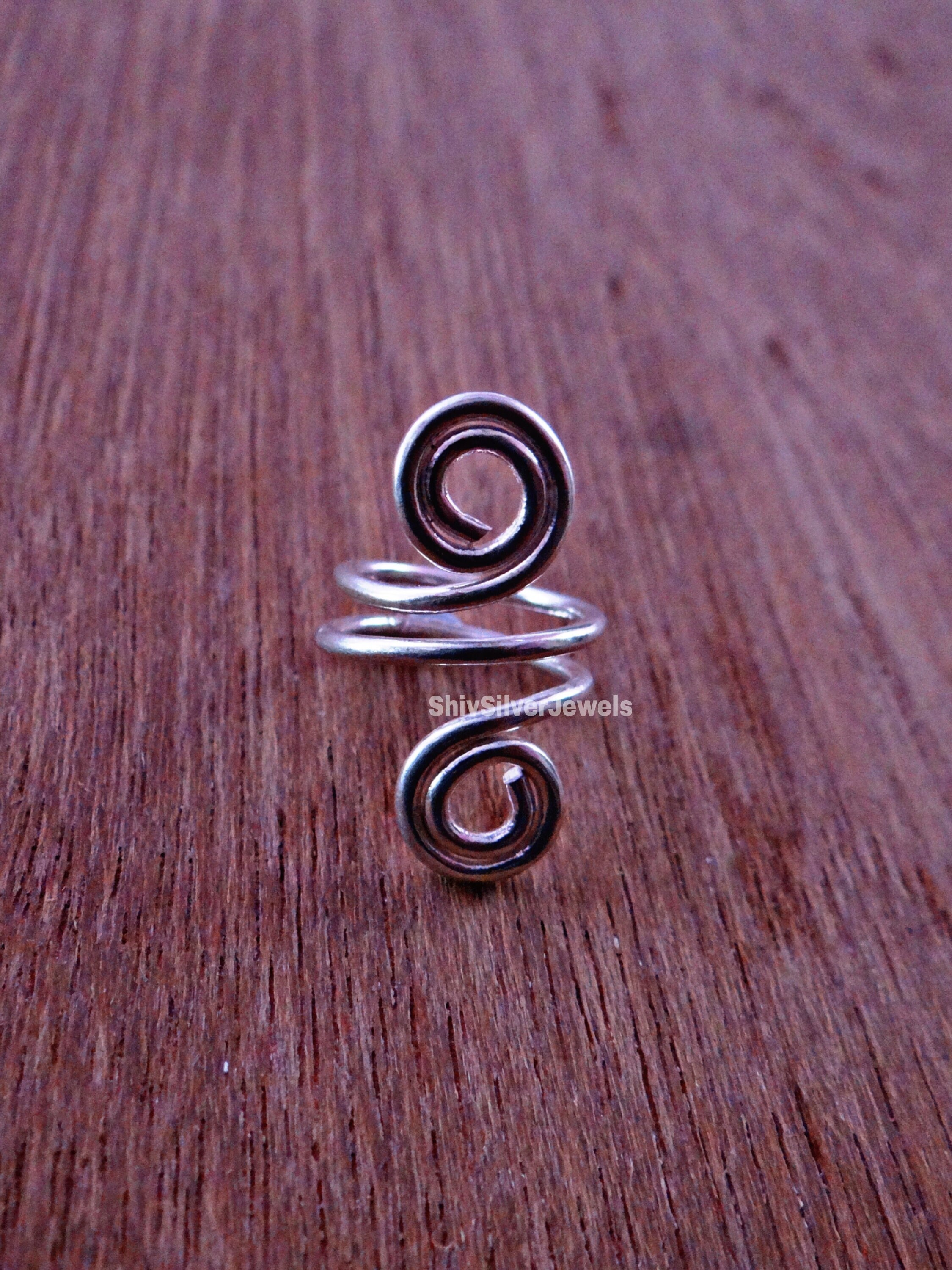 Buy Spiral Ring Sterling Silver Ring Adjustable Ring Round Ring 3D Ring  Circular Ring Greek Key Ring Infinity Swirl Ring Eternity Spiral Band  Online in India - Etsy