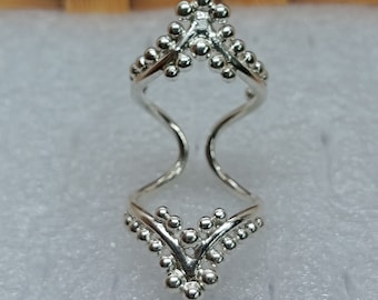 Silver Arthritis Ring,Splint Knuckle Ring, Simple Midi Ring, Sterling Silver Ring for Women, Thumb Ring, Statement Ring, Gift for woman