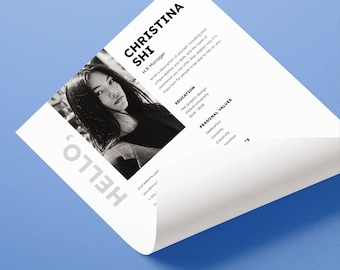 Professional Resume Template for Microsoft Word with Cover Letter | Resume Template with Photo | Executive Resume Template | CV Template
