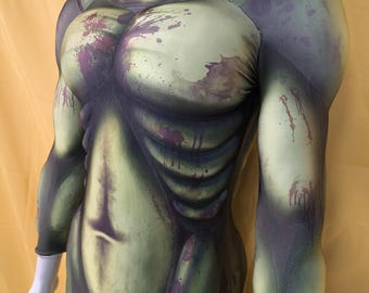 Mutant Muscle Padded Cosplay Suit – Creature Morph Bodysuit Costume