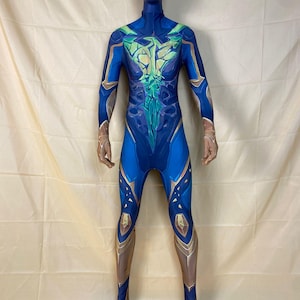 Phoenix-Inspired Bodysuit – Superhero Spandex Cosplay Costume