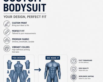 Custom Cosplay Bodysuit ，Cosplay Commission/ Add-On Listing (Design from Image + Express Shipping + Price Difference)