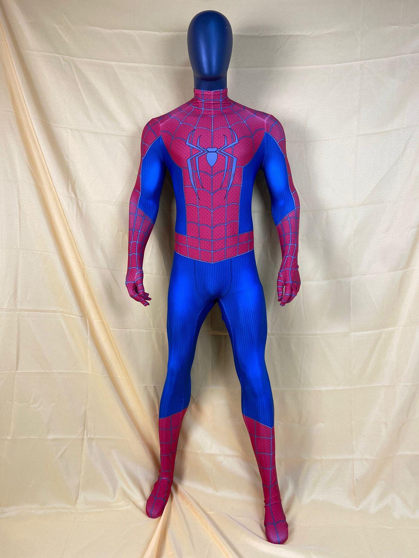 The Amazing Spiderman 2 Tights Jumpsuit Halloween Cosplay Costume Zentai Suits E - Foto 3