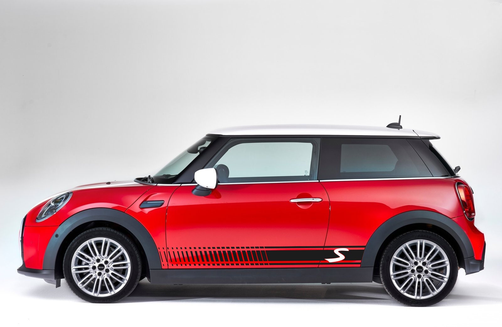 Paar Mini F56 Gp Stil Seitentüren Schweller Aufkleber Streifen