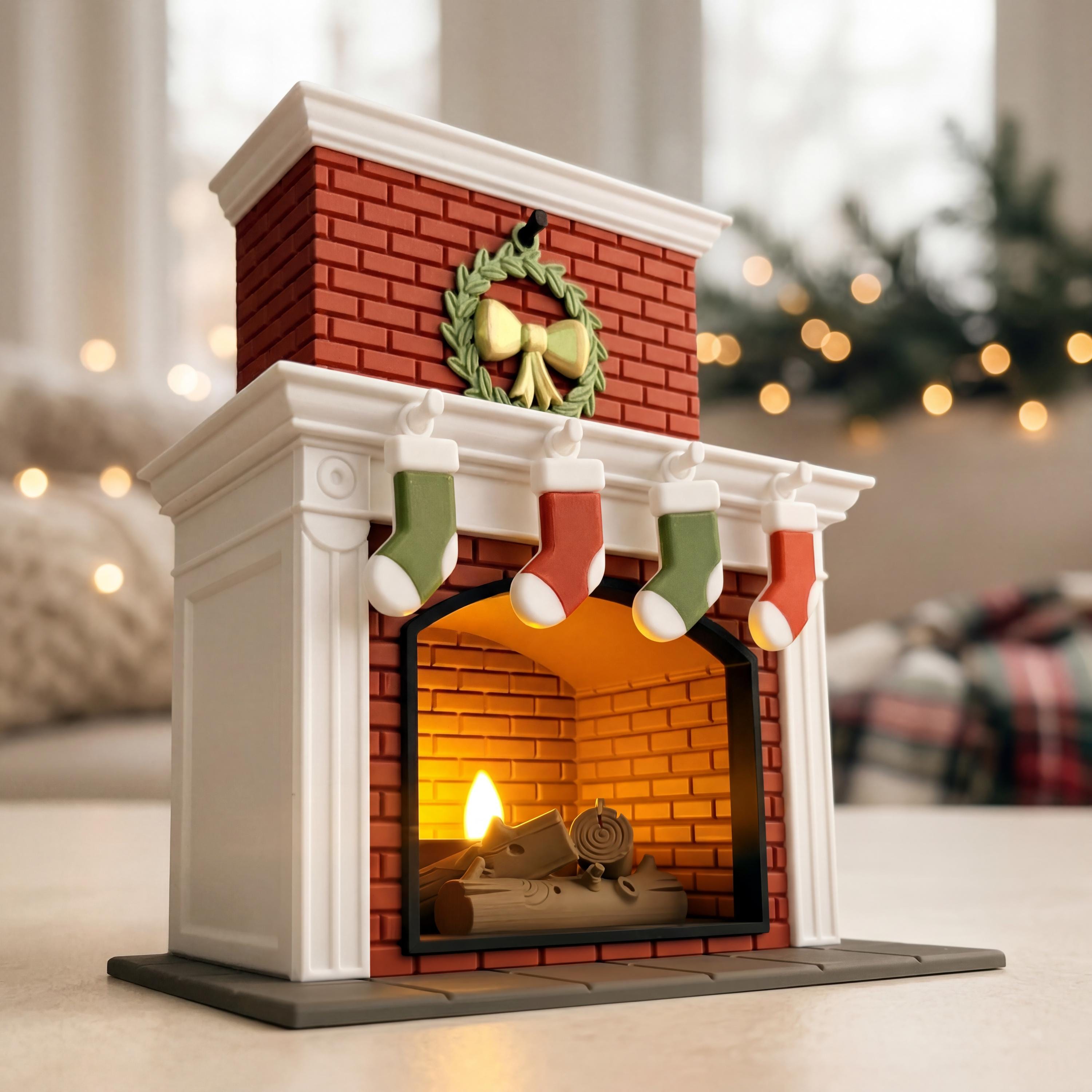 Kamin deko weihnachten