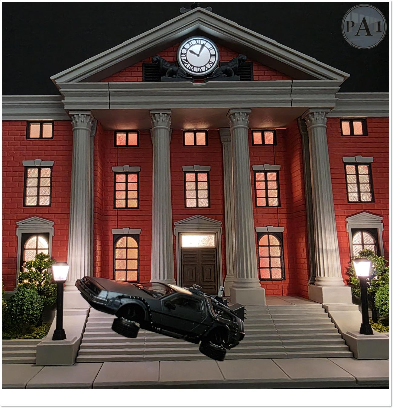 Back to the Future Diorama – Back to the Future Town Hall | BTTF Clock ...