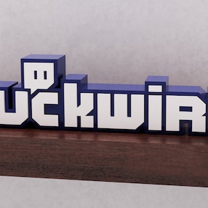 Twitch Channel Sign, Twitch Sign, Twitch Paque, Twitch Streamer, Twitch Names, Twitch Name, Twitch, Twitch Channel, Personalized 3D-0001
