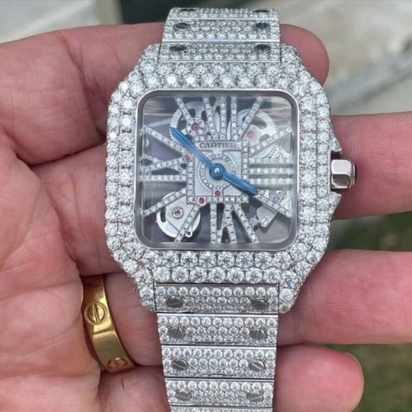 Lab Diamond Watch Etsy