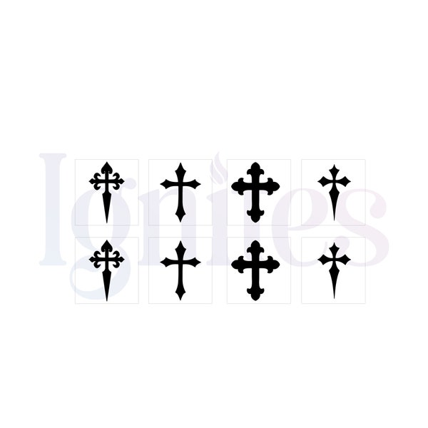 Cross Stencils - Airbrush Nail Stencil