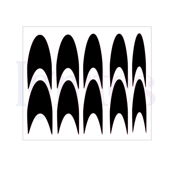 Nail Stencils - Etsy