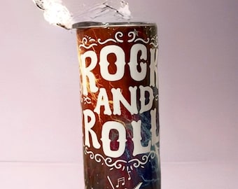 Rock and Roll Sublimation Tumbler