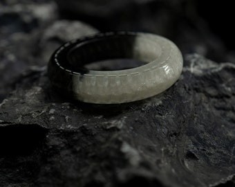 Ying Yang Ring, Halloween Knochen Ring, Schlangenknochen Ring, Knochen Schmuck, Schlange Schmuck, Tier Ring, Fischgrät Ring, Schlangenring, Schlangenkette