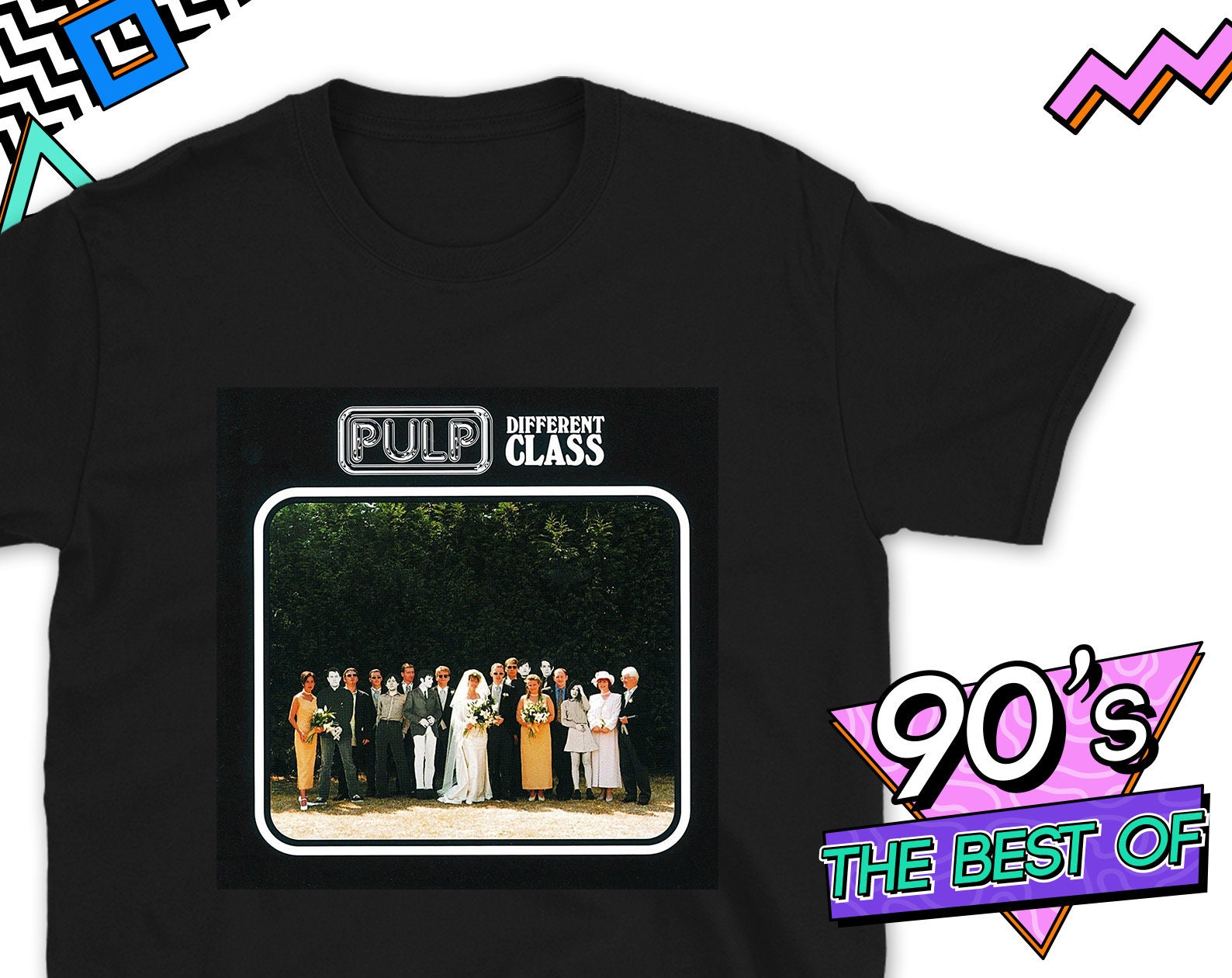 DIFFERENT CLASS PULP Unisex T-shirt Rock Band English Uk - Etsy