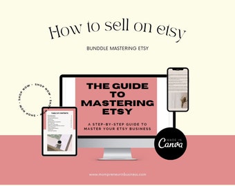 How to sell on Etsy, Etsy Tips, Etsy Success Selling Guide, Etsy Business Plan, Etsy Planner 2024, Etsy Shop Checklist, Etsy Listing