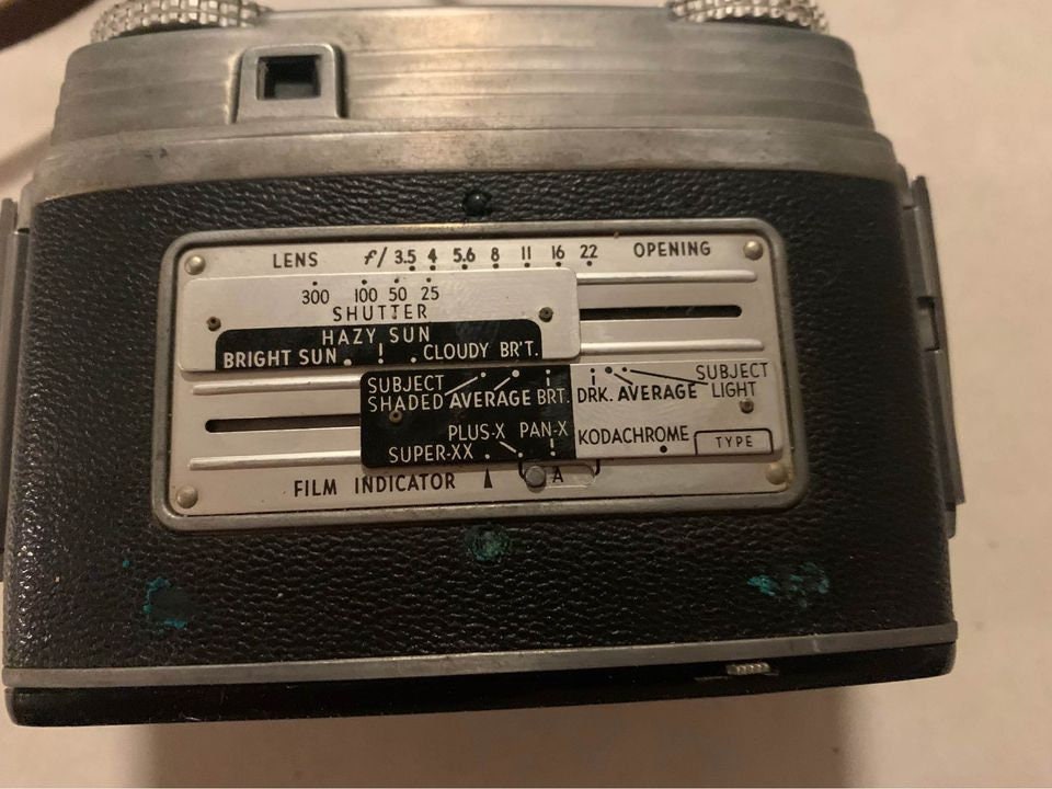 Kodak Signet 35 Ektar 44/3.5 皮ケース Vintage Kodak Signet 35 Camera 44mm f/3.5 Ektar Lens +