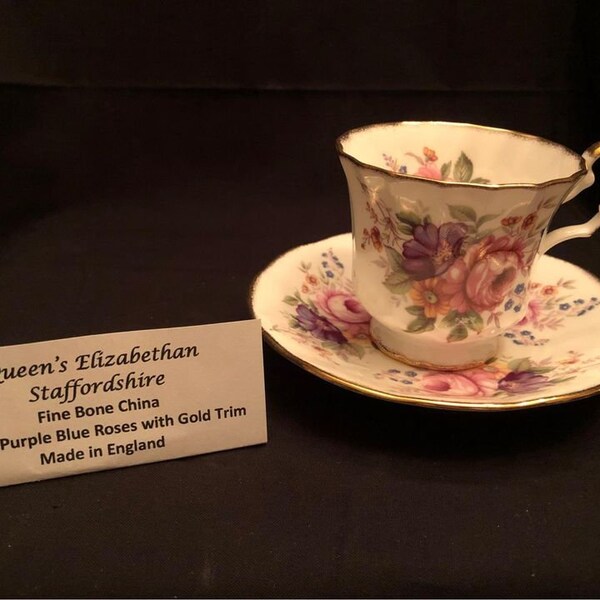 Elizabethan Staffordshire Fine Bone China Etsy