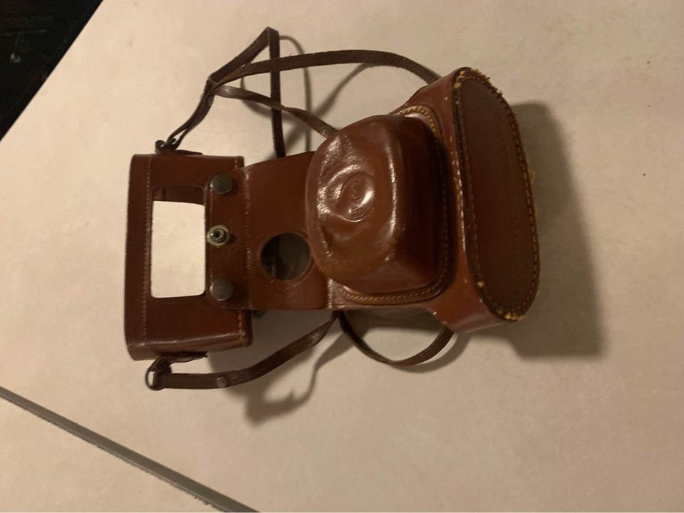 Kodak Signet 35 Ektar 44/3.5 皮ケース Vintage Kodak Signet 35 Camera 44mm f/3.5 Ektar Lens +