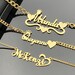 see more listings in the Custom Name Necklace section