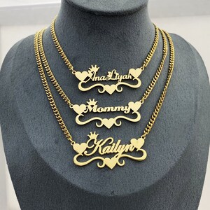 Neue Name Halskette, Benutzerdefinierte Name Halskette, personalisierte Halskette, Namen Halskette, Schmuck, Gold Name Halskette, personalisiertes Geschenk