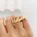 Custom Name 2-4 Finger Ring: Big Nameplate, Personalized Hip Hop ...