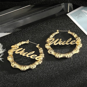 Custom Bamboo Earrings