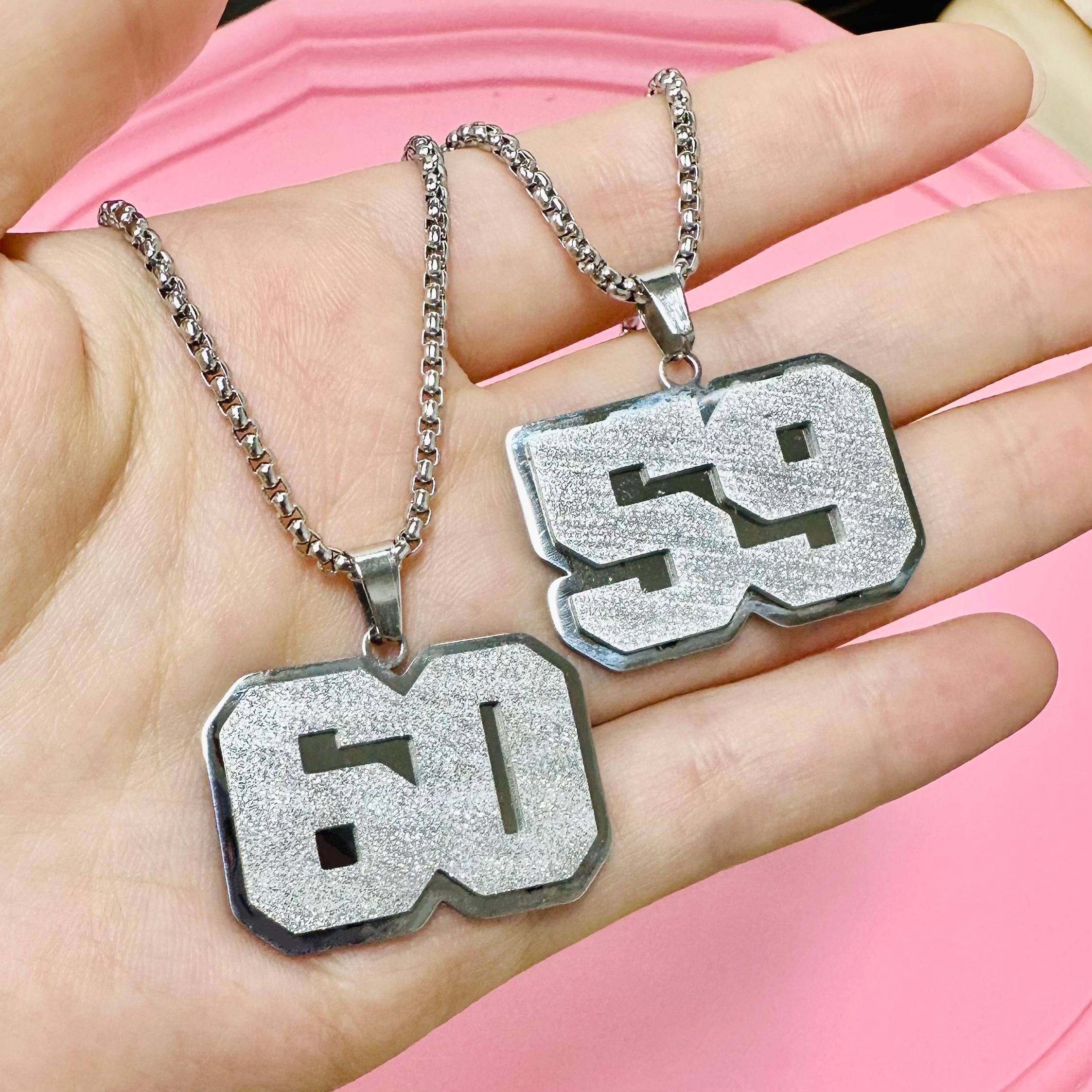 Number Plate Necklace - Etsy