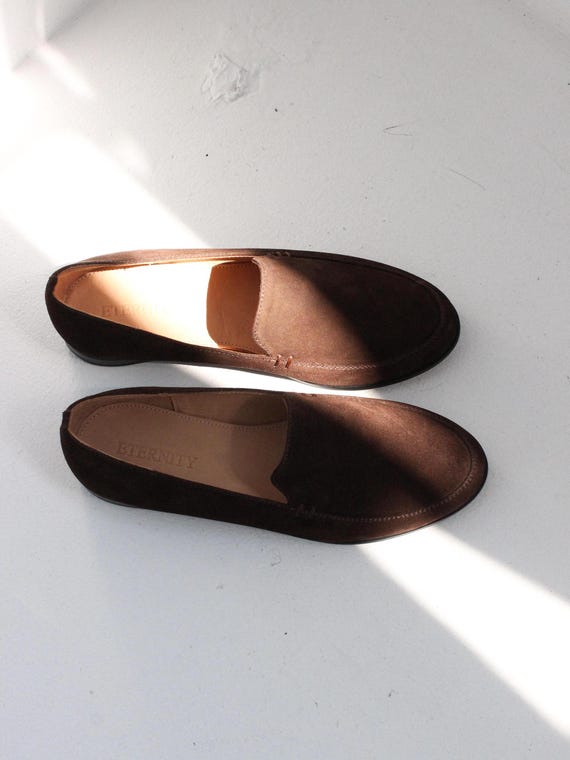 Suede loafers women,brown suede shoes,black leather,Slip Ons low heel,penny loafers,closed toe box moccasins,gift for her,handmade shoes