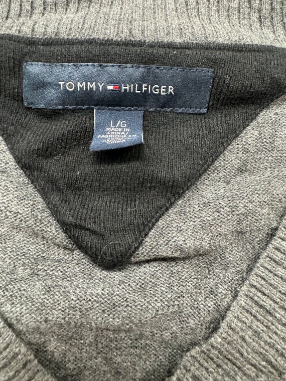 Vintage Tommy Hilfiger Knit Crewneck Sweater Vest… - image 3