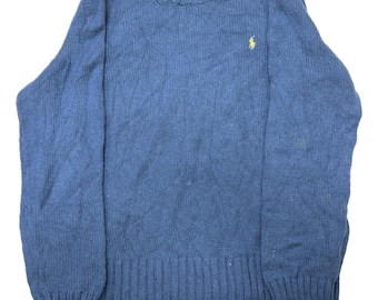 vintage Polo by Ralph Lauren - Sweat-shirt ras du cou en maille (XL)