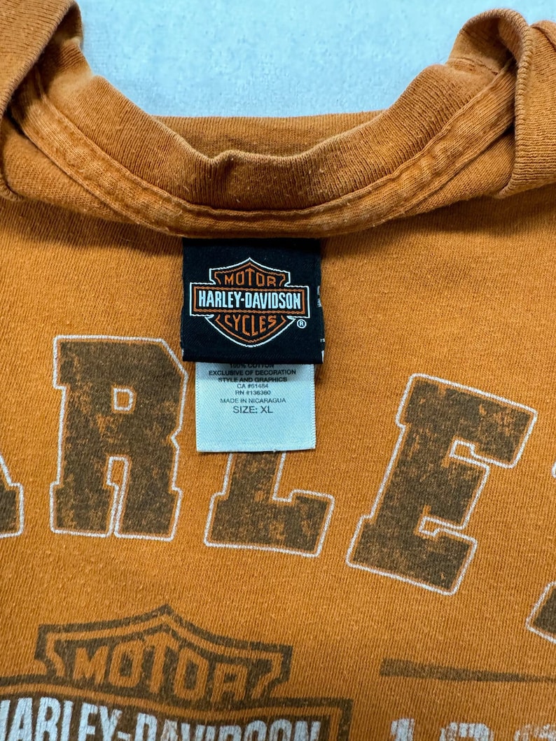 Vintage Harley Davidson Logo Biker Tarentum Pennsylvania Vacation Tank