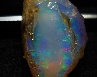 AAA natural Oil ethiopian opal rough weight 35 crt big size opal rough stone welo opal rough multi fire opal rough A-2