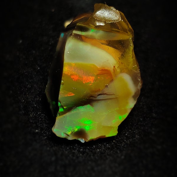 AAA natural Oil ethiopian opal rough weight 21 crt big size opal rough stone welo opal rough multi fire opal rough A- 24