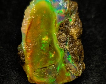 AAA natural Oil ethiopian opal rough weight 42 crt big size opal rough stone welo opal rough multi fire opal rough A-1