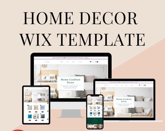 Wix Interior Design template - wix website - wix theme and wix design for online shop