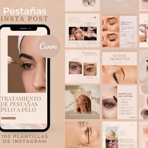 100 plantes de peste Instagram | Tableau Instagram d'artistes de peste | Historias Extensiones de Pestañas | RRSS Toile
