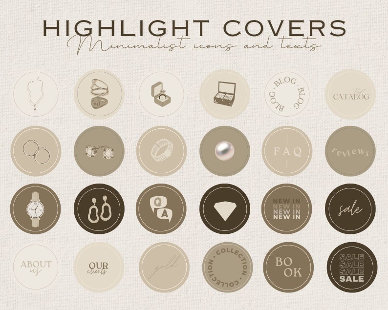Jewelry Instagram Templates: 200 Canva Social Media Posts - Etsy