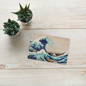 Die große Welle vor Kanagawa von Katsushika Hokusai Postkarte