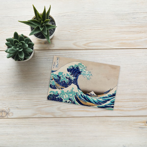 The Great Wave off Kanagawa by Katsushika Hokusai Postcard