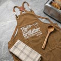 Custom Embroidered Custom Apron For Dad Grandpa, Personalized Fathers Day Gift BBQ Grilling Apron From Kids, Mens Cooking Kitchen Accessory product logo