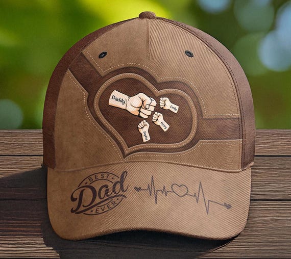 Dad Hat Custom Dad Baseball Cap Personalized Fist Bump Hat With