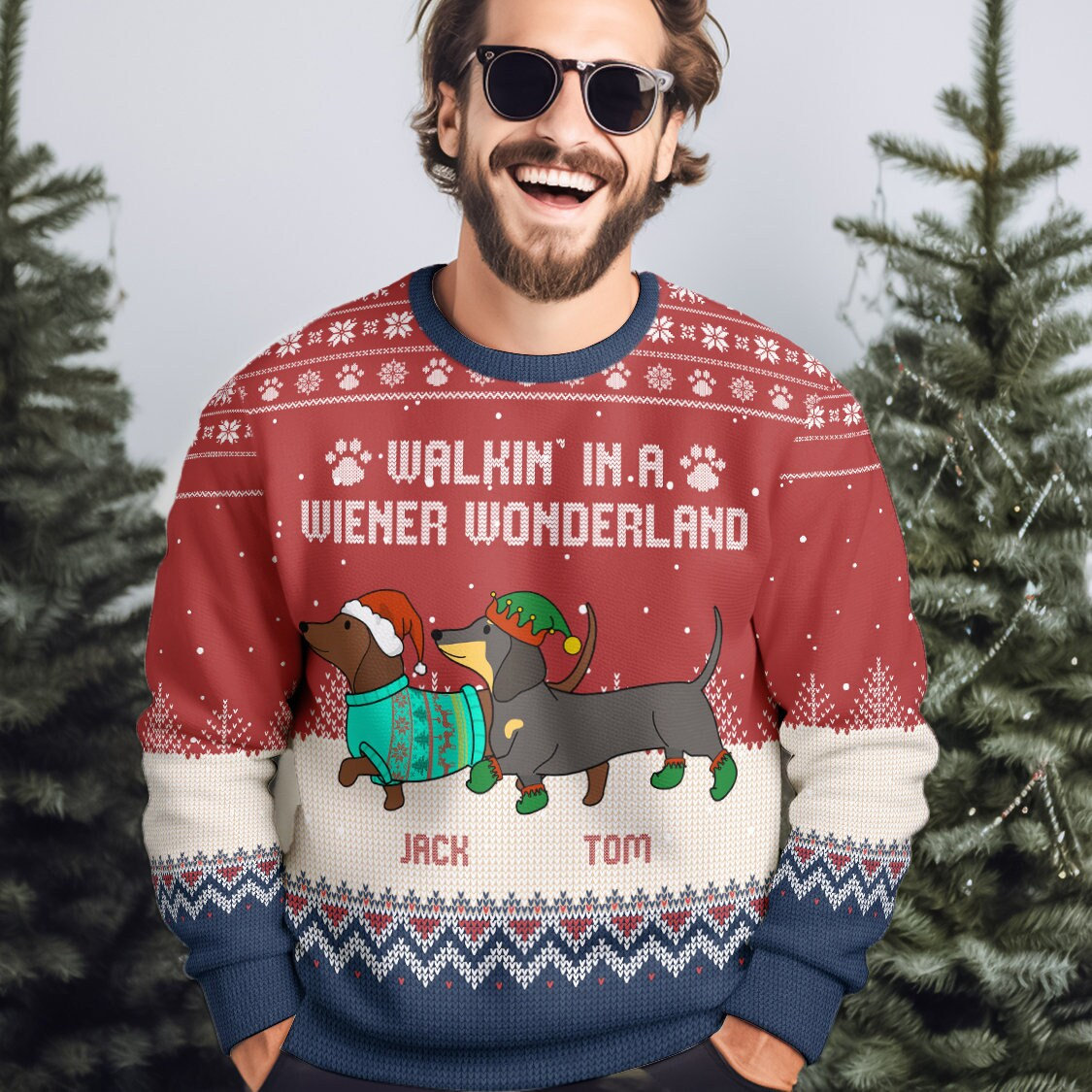 Dachshund Ugly Christmas Sweater Dachshund Ugly Christmas Sweater