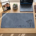 Personalized Dad We Love You Custom Photo Sketch Line Art Desk Mat, Father's Day Gift For Husband, Daddy & Kid Picture Desk Pad Mouse Mat product logo