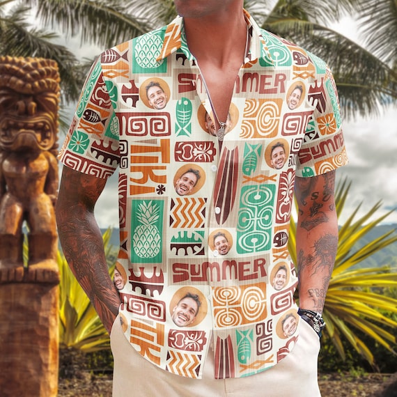 Camisas Hawaianas Niños Camisa Hawaiana Personalizada Para Hombre