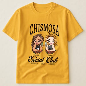 Chismosa Social Club Shirt: Latina Hispanic Pride, Margarita Design