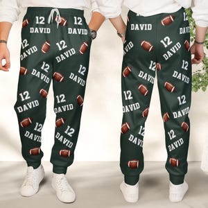 Football Sweatpants Etsy