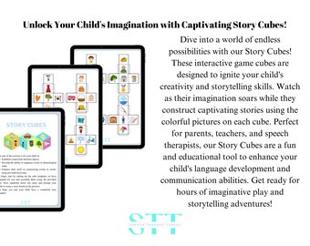 Interactive Story Cubes for Kids | Creative Storytelling Game Set