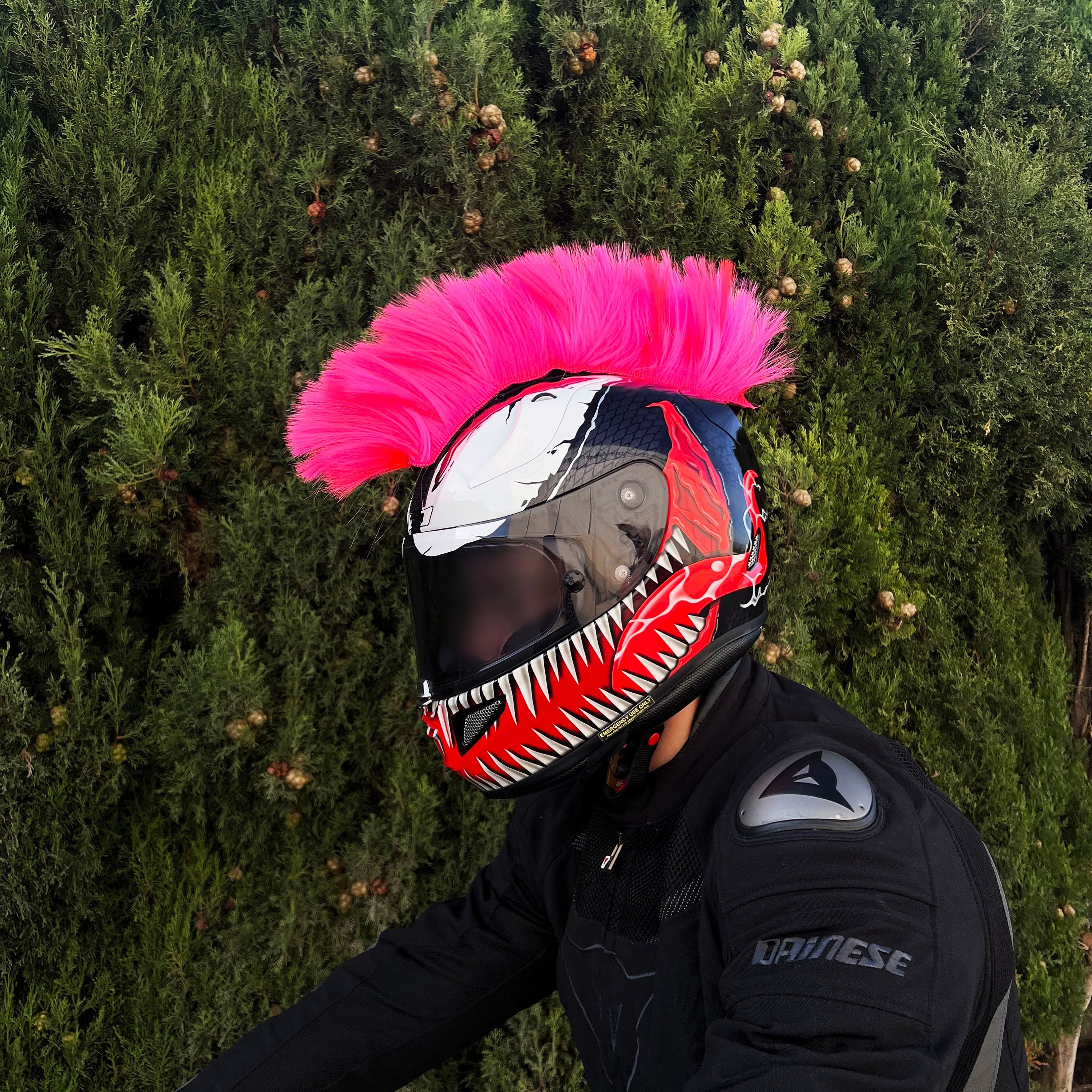 Pink mohawk helmet hotsell