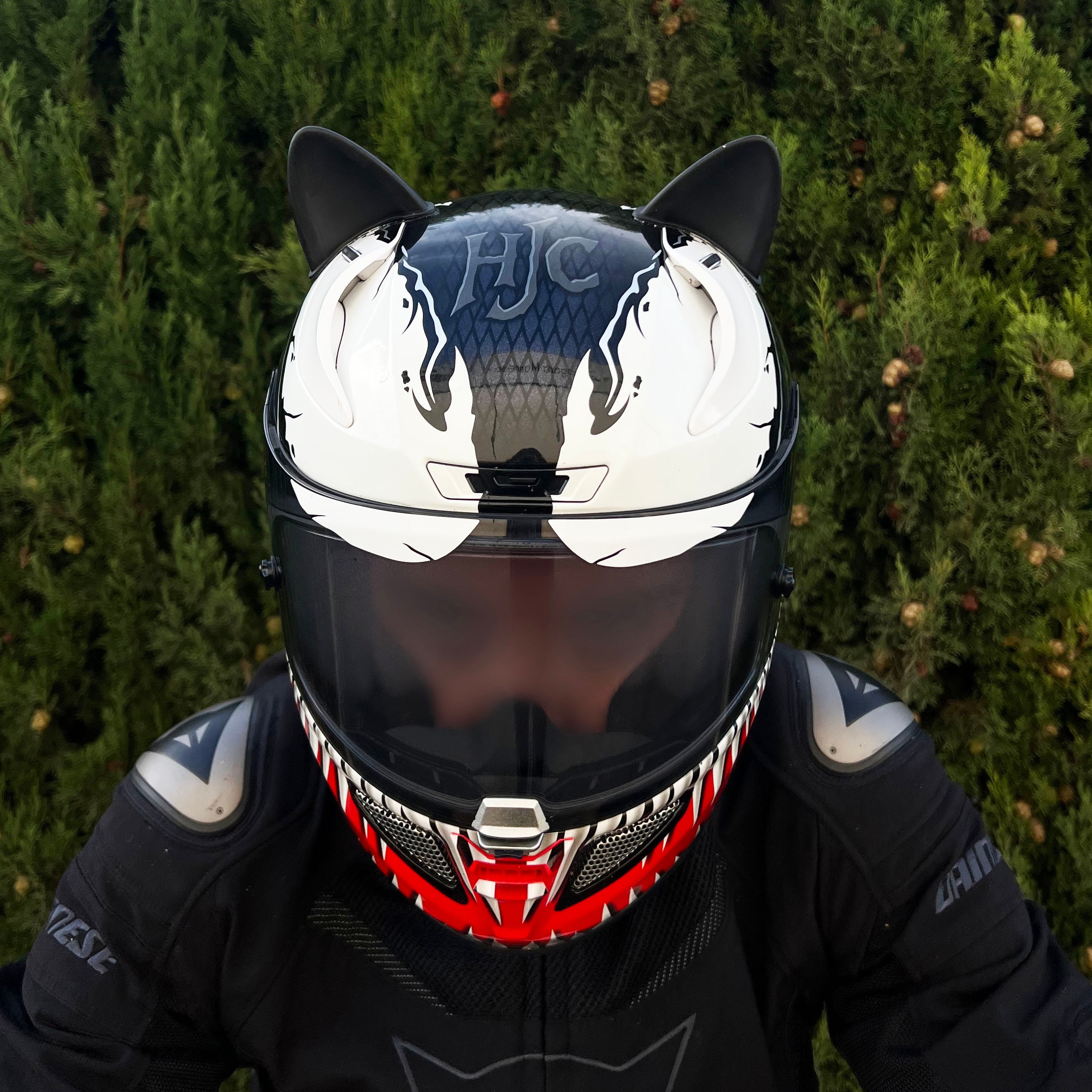 WCL Raider Full Face Motorcycle Helmet - Drop Down Tinted Visor